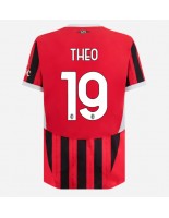 AC Milan Theo Hernandez #19 Domácí Dres 2024-25 Krátký Rukáv